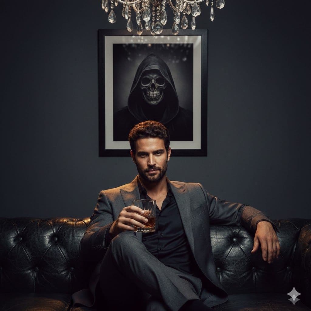 The Neo-Noir Sovereign - Gemini Generated Art Prompt