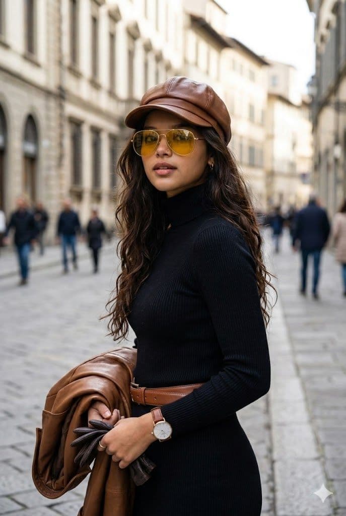 European Street Fashion Editorial - Midjourney Generated Art Prompt