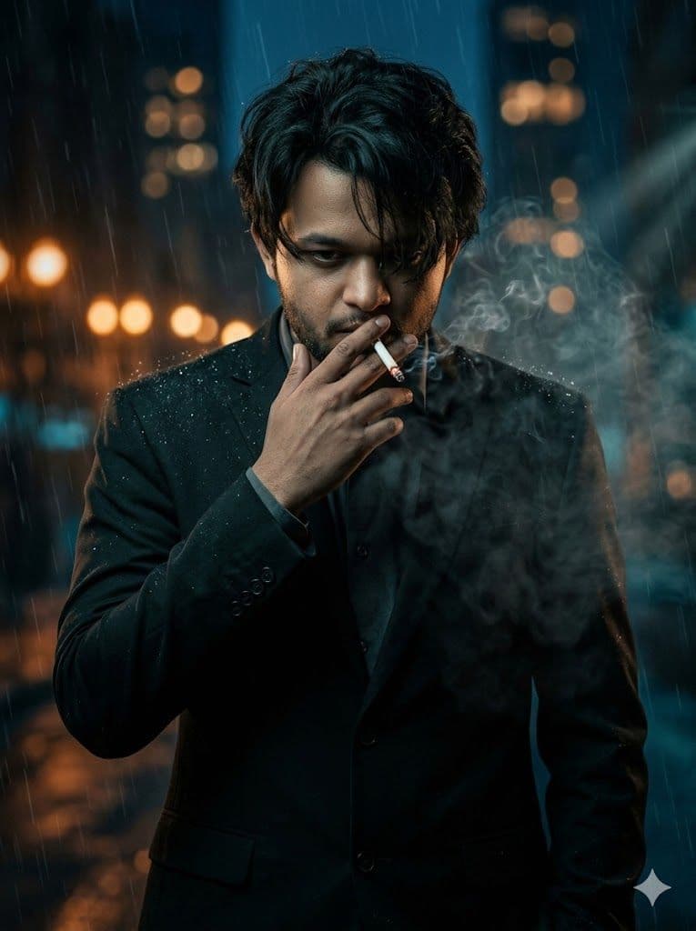 Noir Mafia Cinematic Portrait - Midjourney Generated Art Prompt