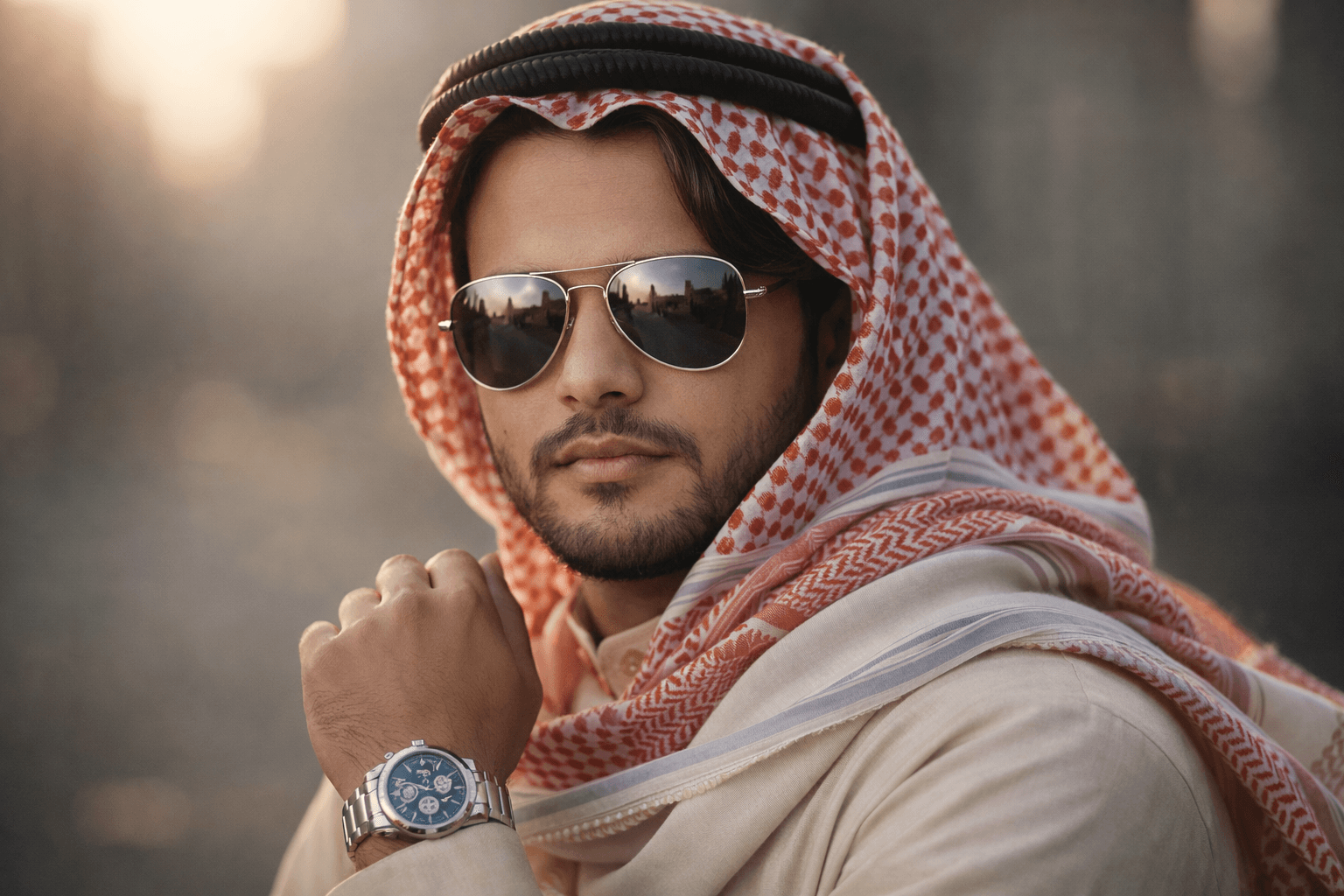 Modern Arabian Elegance - Gemini Generated Art Prompt