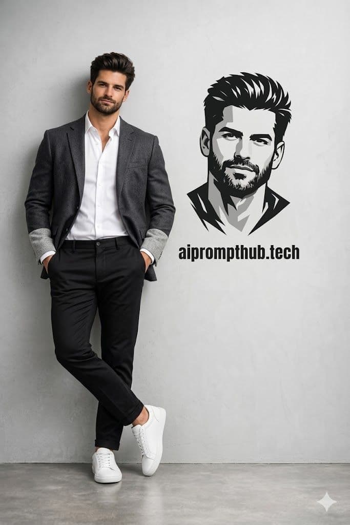 Realistic Cinematic Portrait AI Prompt for Professional Modern Fashion Photography - Nano Banana Generated Art Prompt