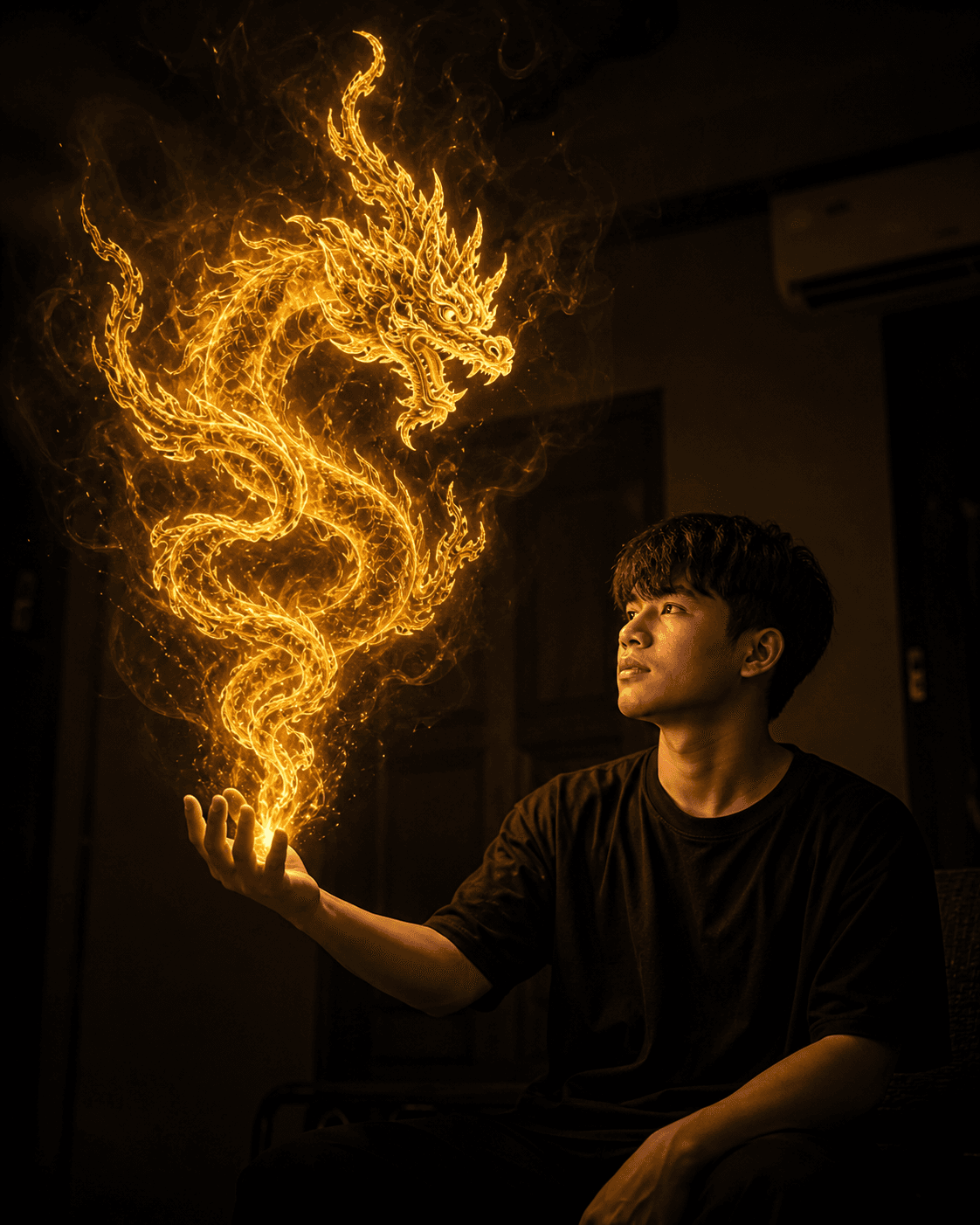 cinematic-thai-naga-dragon-summoning-ai-portrait - Flux Generated Art Prompt