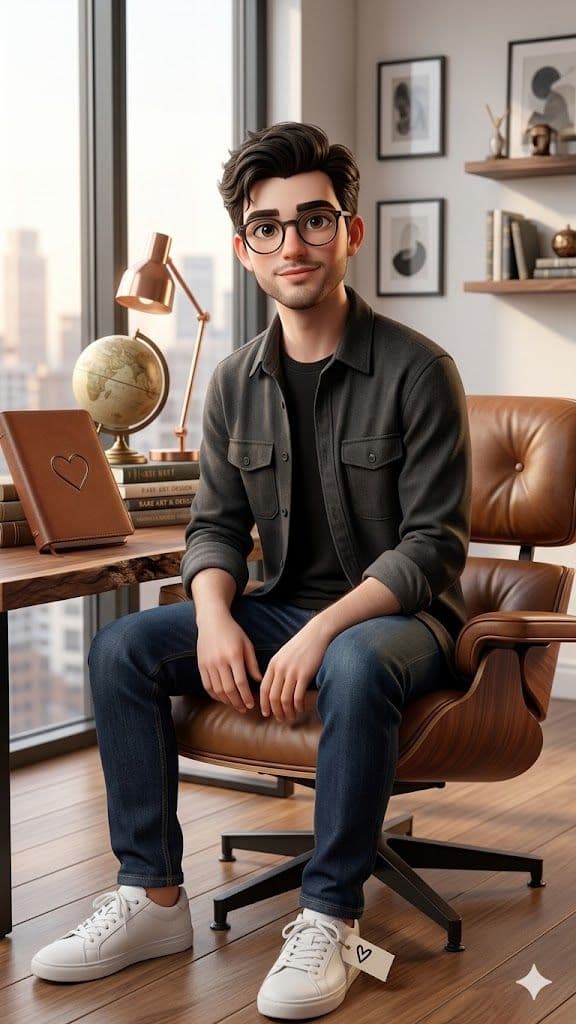 Modern Cinematic 3D Portrait - Midjourney Generated Art Prompt