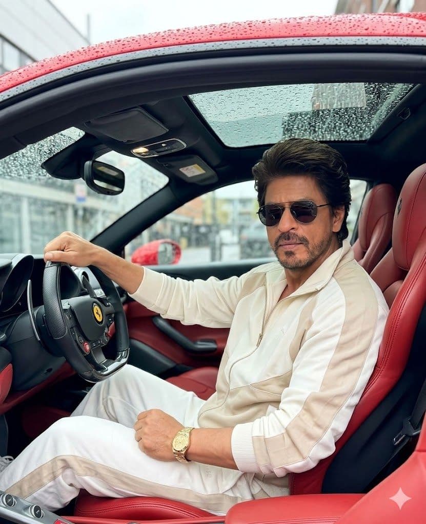 Hyper-Realistic Midjourney Prompt for Confident Man in Luxury Ferrari - Flux Generated Art Prompt