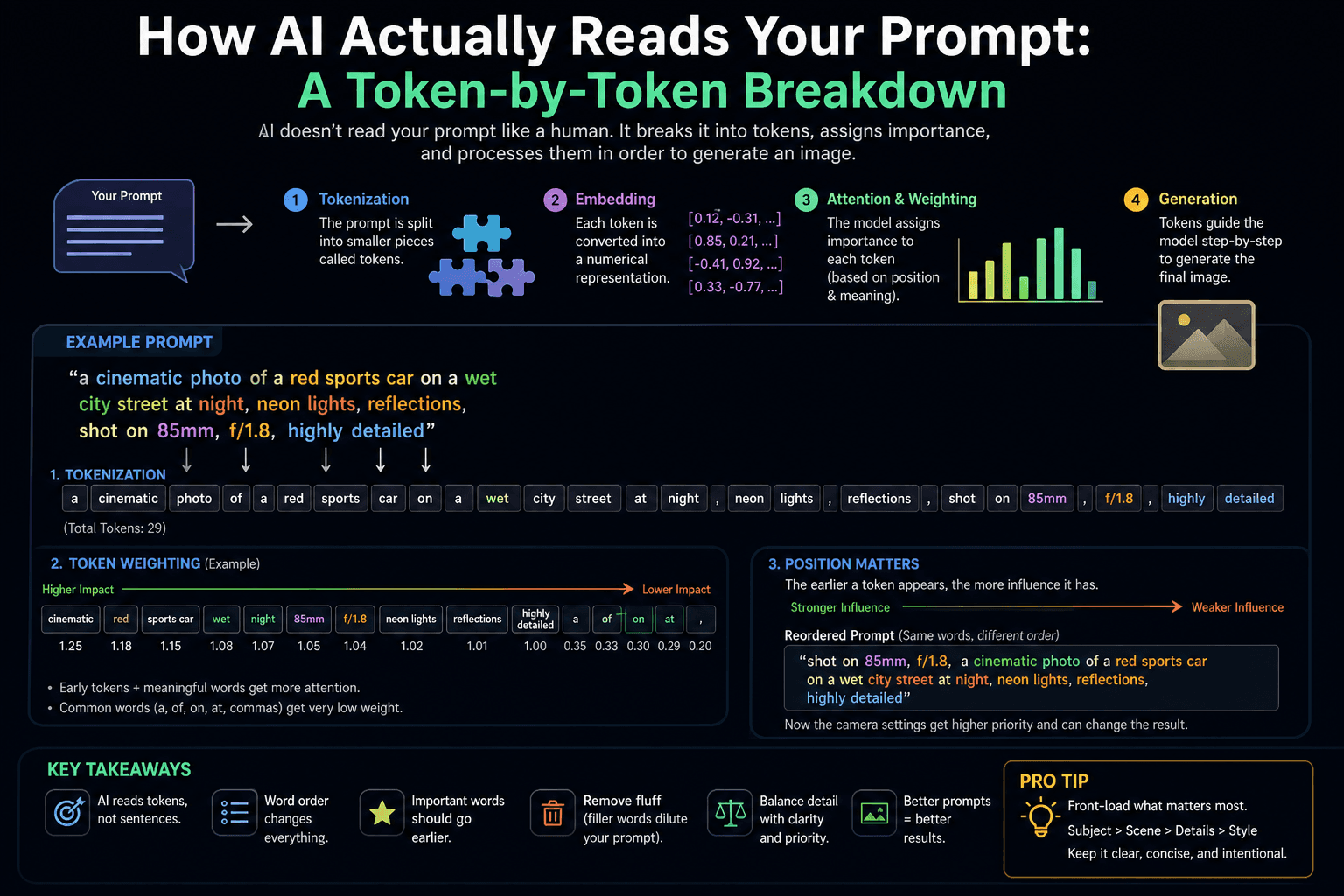 How AI Actually Reads Your Prompt: A Token-by-Token Breakdown