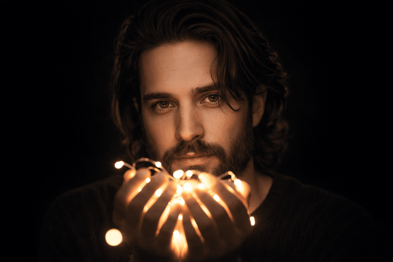 Melancholic Luminous Abstract - Gemini Generated Art Prompt