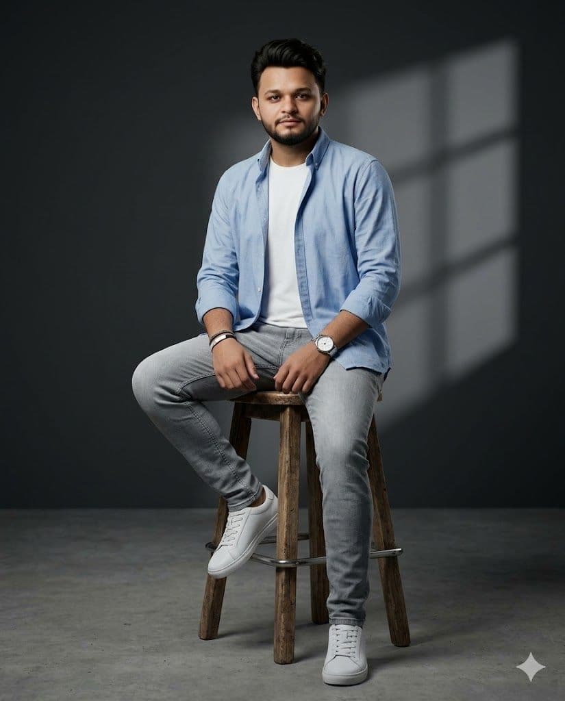 Hyper-Realistic Cinematic Male Portrait Midjourney AI Prompt for Viral Fashion Photography - DALL-E 3 Generated Art Prompt